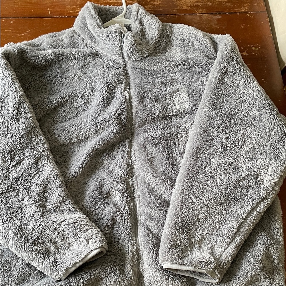 PINK Victoria's Secret Plush Gray Jacket